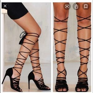 Jeffrey Campbell Sabra Lace up heels!